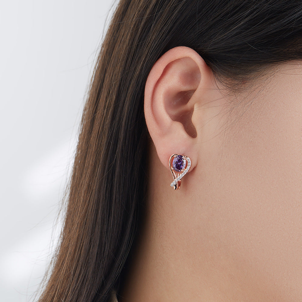 Brass With Plated Fashion Jewelry Earrings