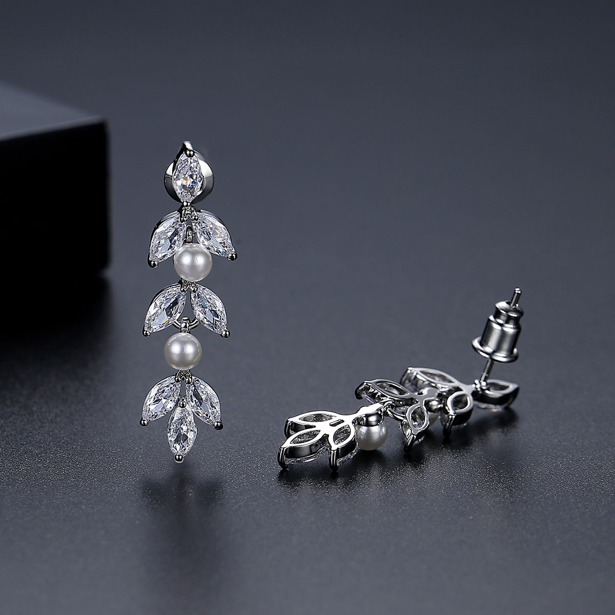 Copper With Plated Fashion Jewelry Earrings