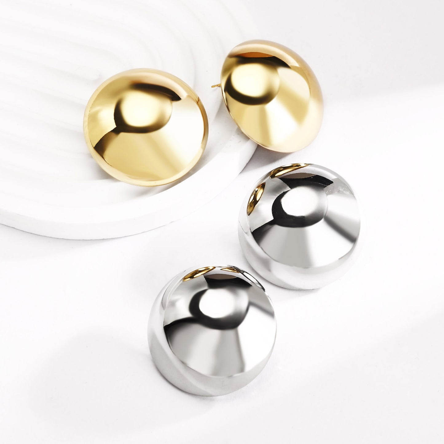 Brass With Plated Fashion Jewelry 925 pins Earrings