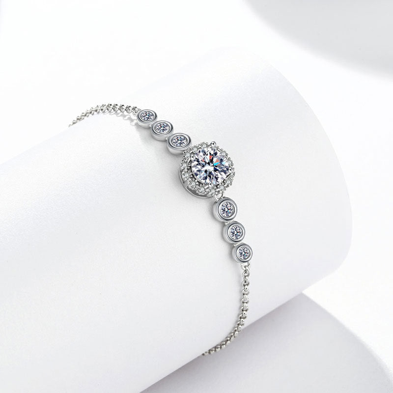 925 Sterling Silver Fashion Zircon Bracelet