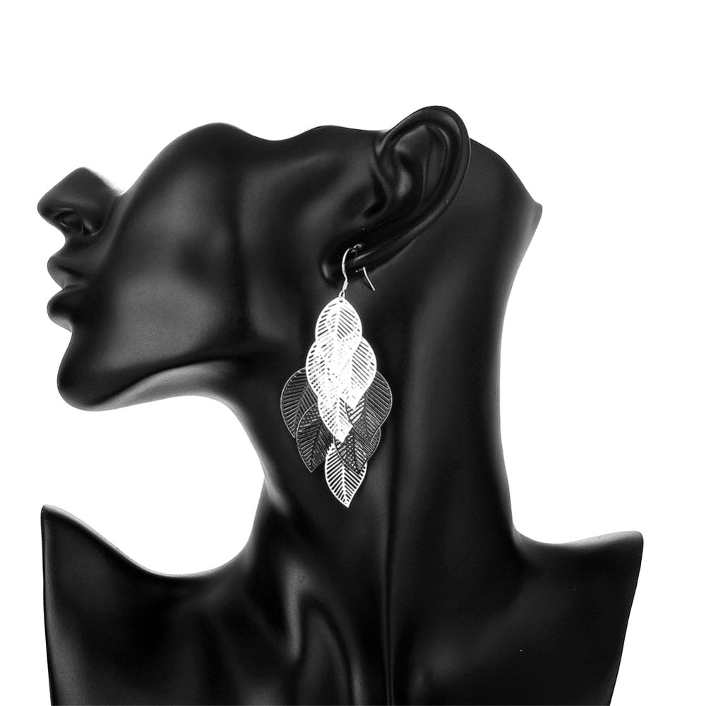 Brass With Plated Fashion Jewelry Earrings