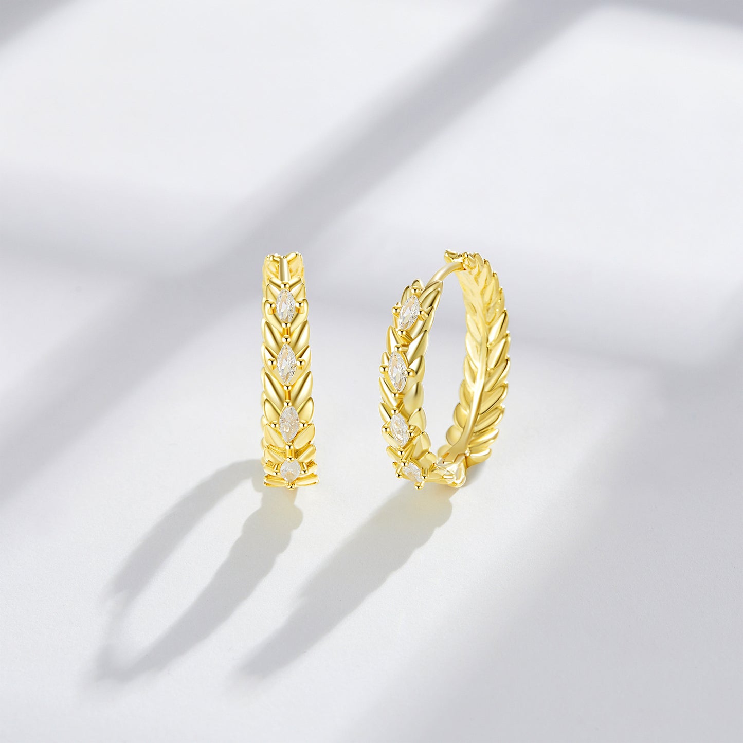 Brass With Plated Fashion Jewelry Earrings
