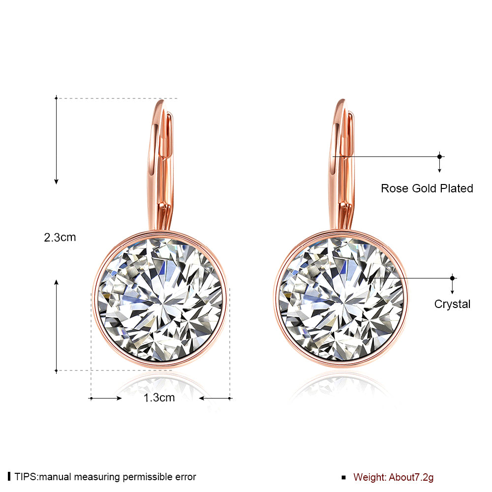 Brass With Plated Fashion Jewelry Earrings