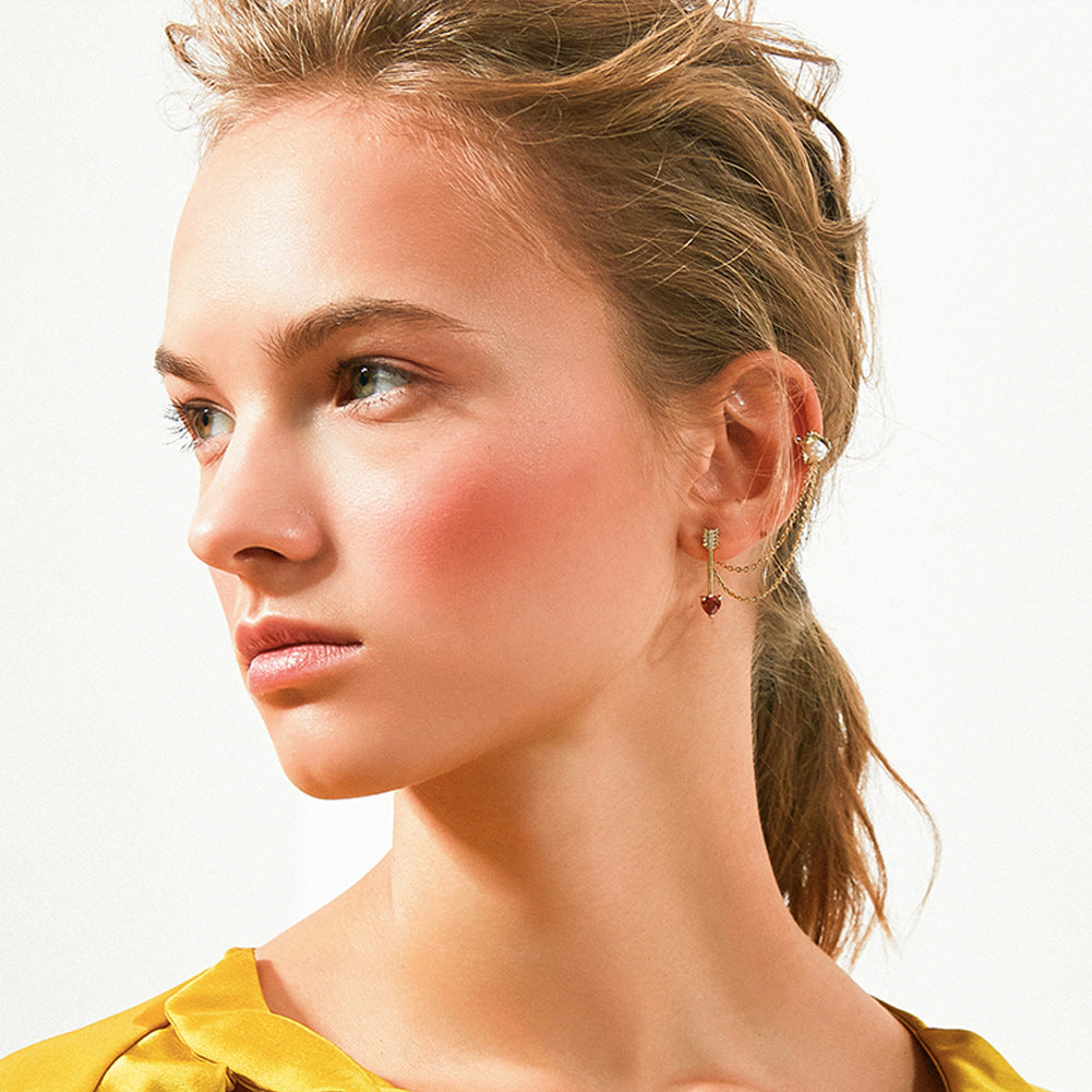 Brass With Plated Fashion Jewelry Earrings