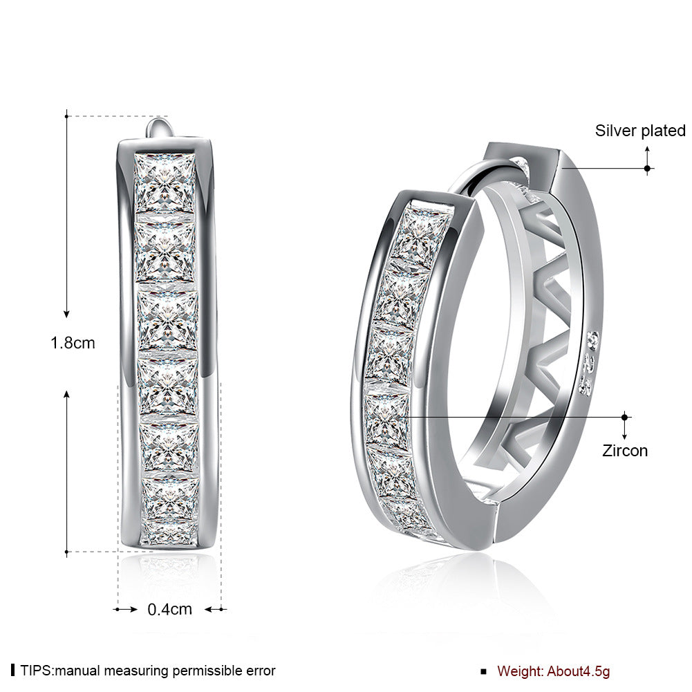 Brass With Plated Fashion Jewelry Earrings
