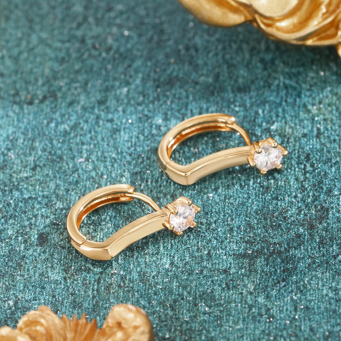 Brass With Plated Fashion Jewelry Earrings