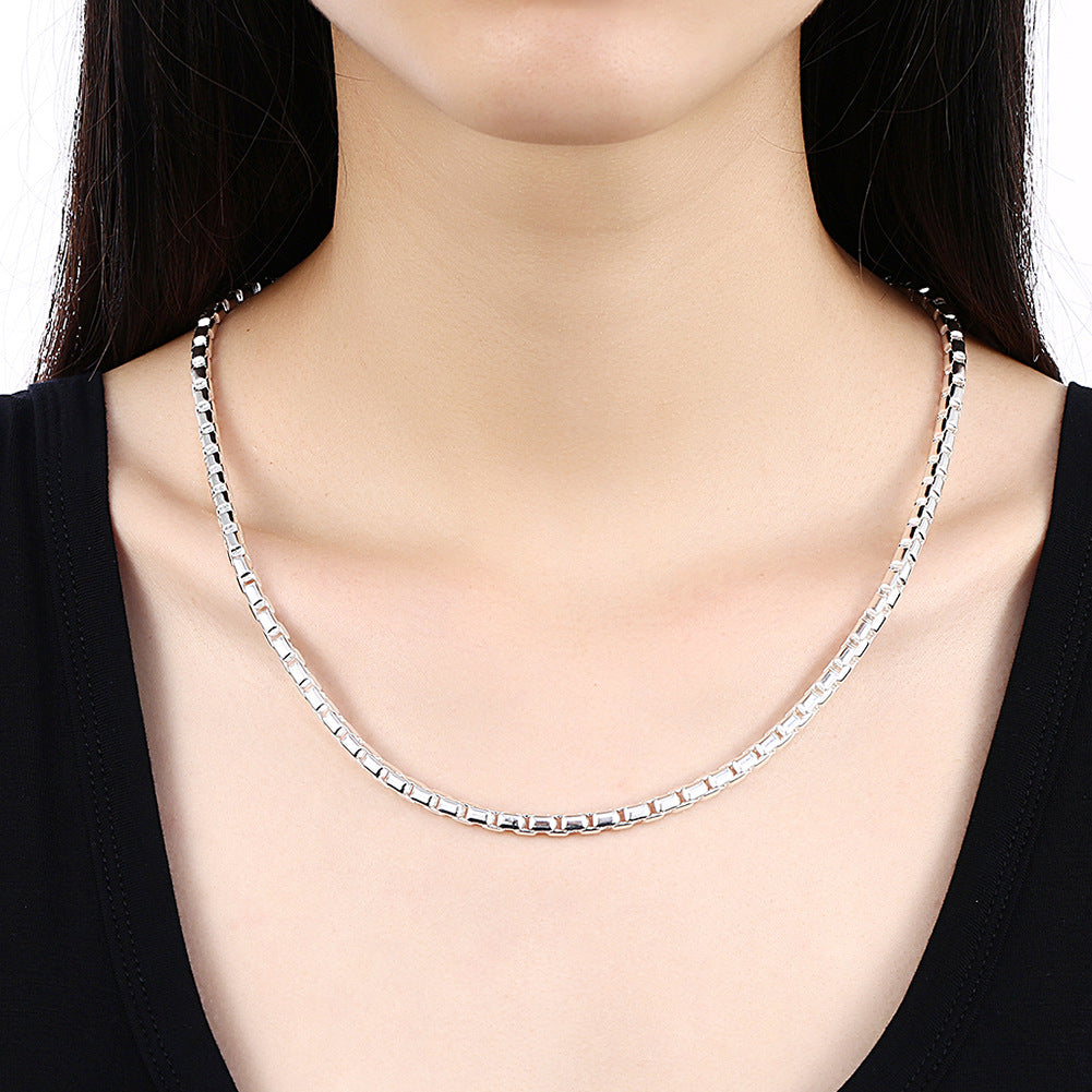 Brass With Plated Fashion Jewelry Necklace