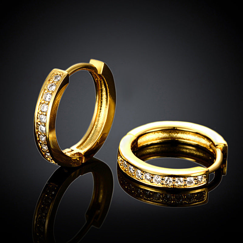 Brass With Plated Fashion Jewelry Earrings