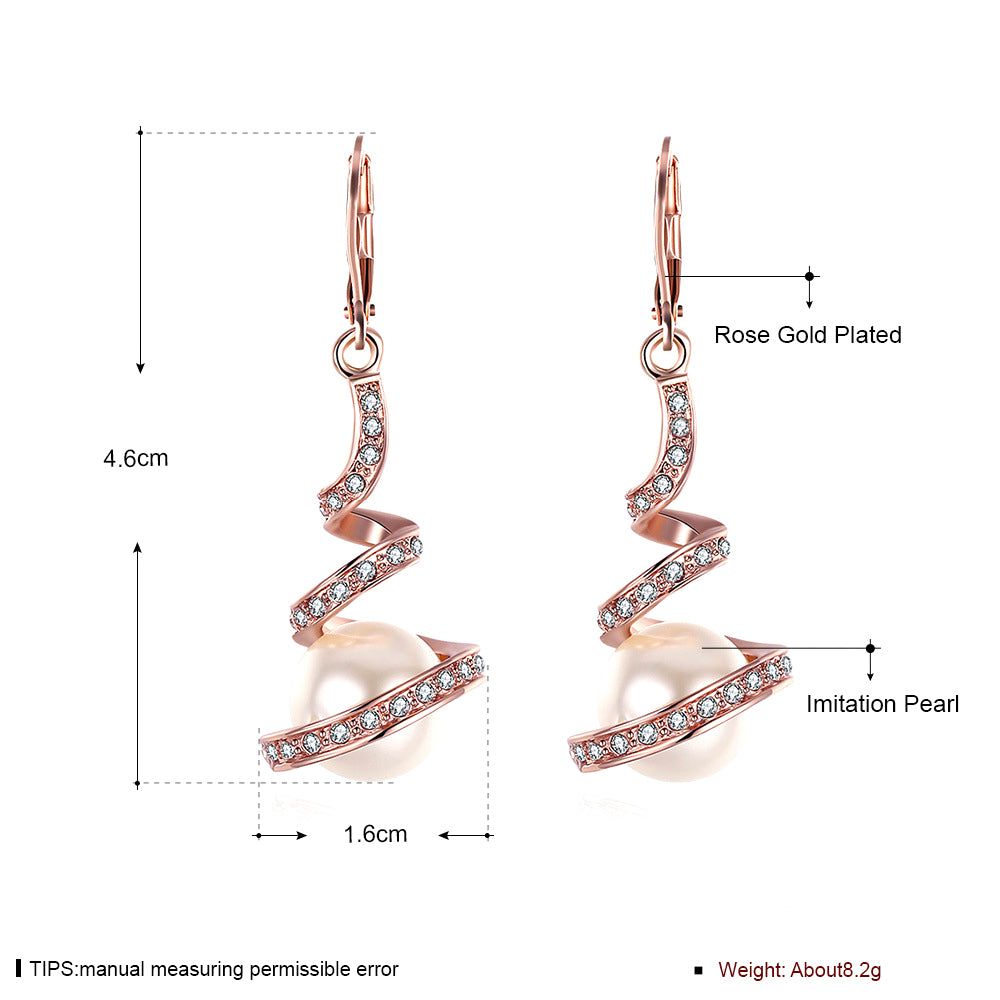 Brass With Plated Fashion Jewelry Earrings
