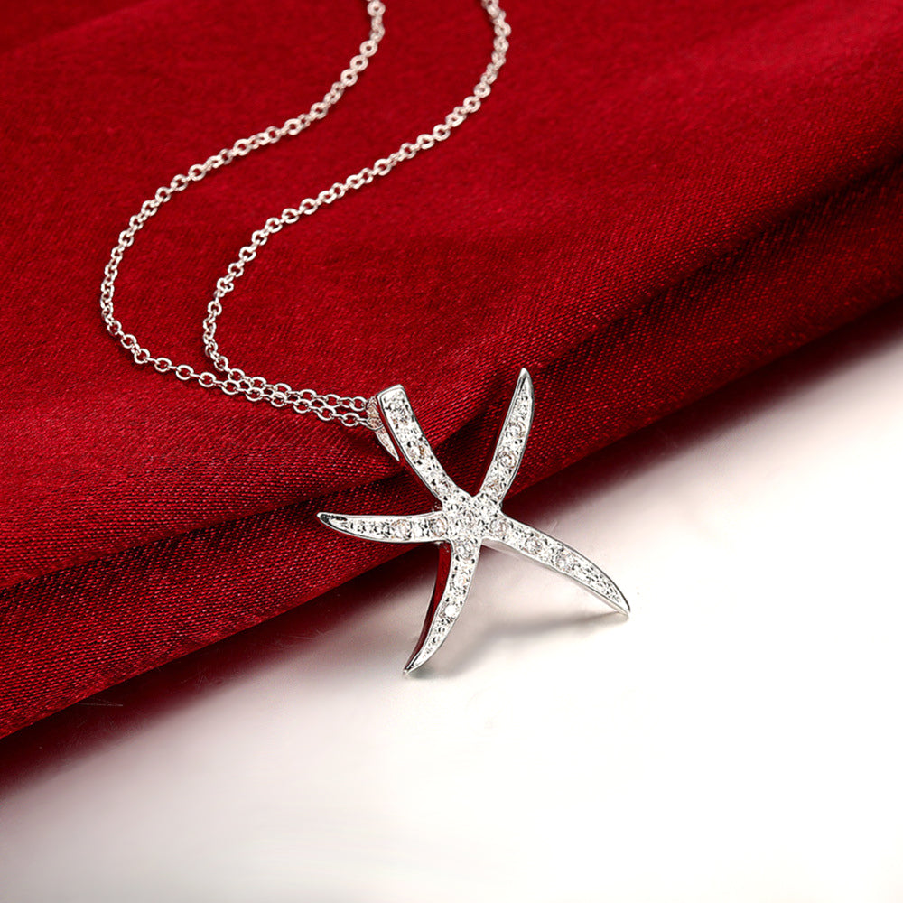 Brass With Plated Fashion Jewelry Necklace