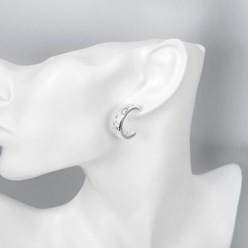 Brass With Plated Fashion Jewelry Earrings