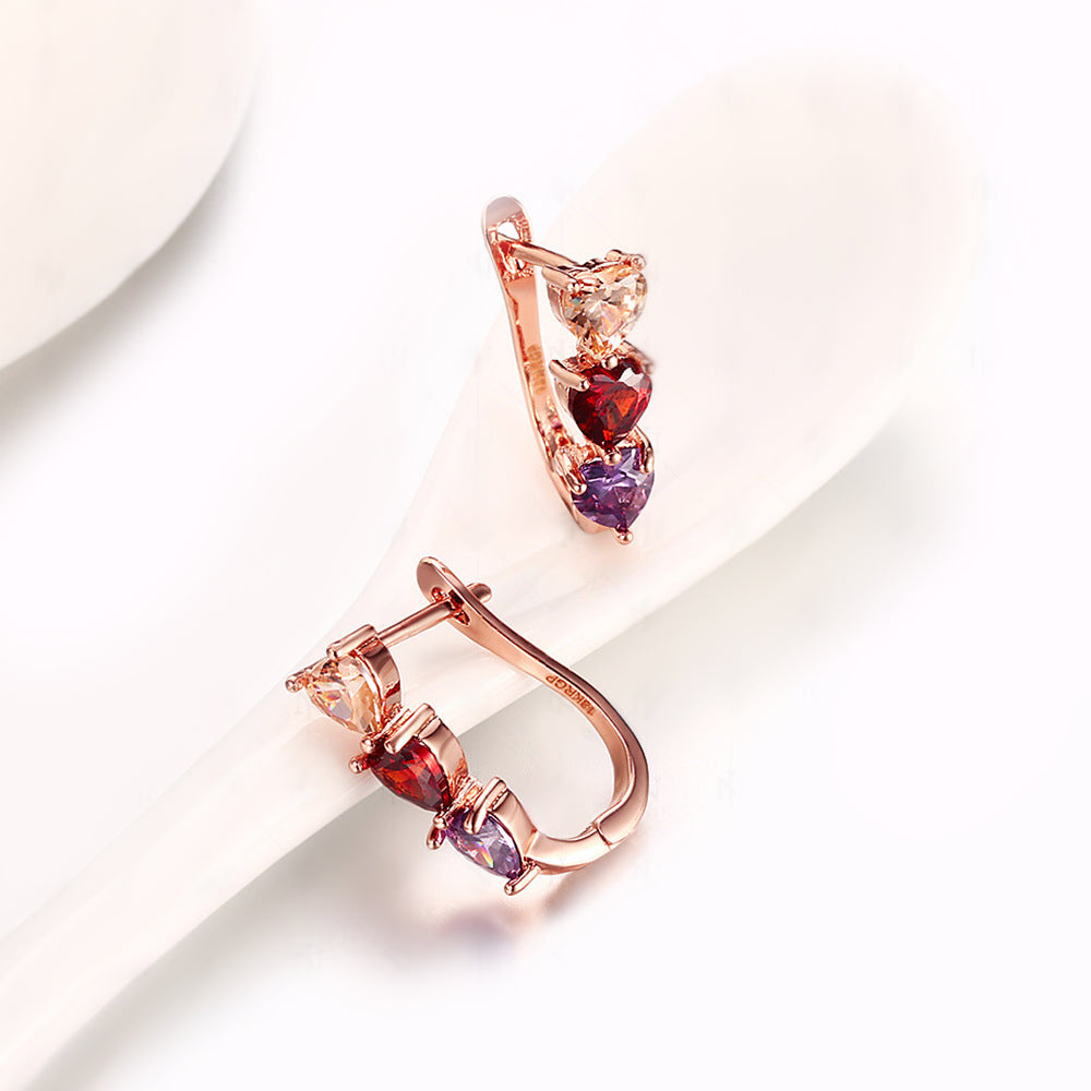 Brass With Plated Fashion Jewelry Earrings