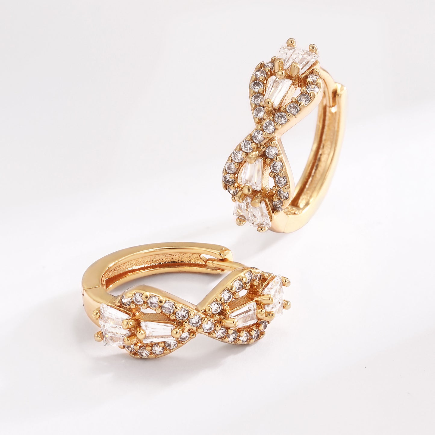 Brass With Plated Fashion Jewelry Earrings