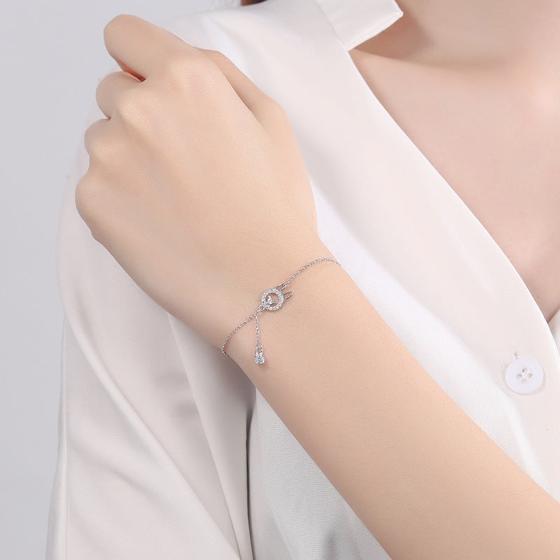 925 Sterling Silver Fashion Cute Bracelet
