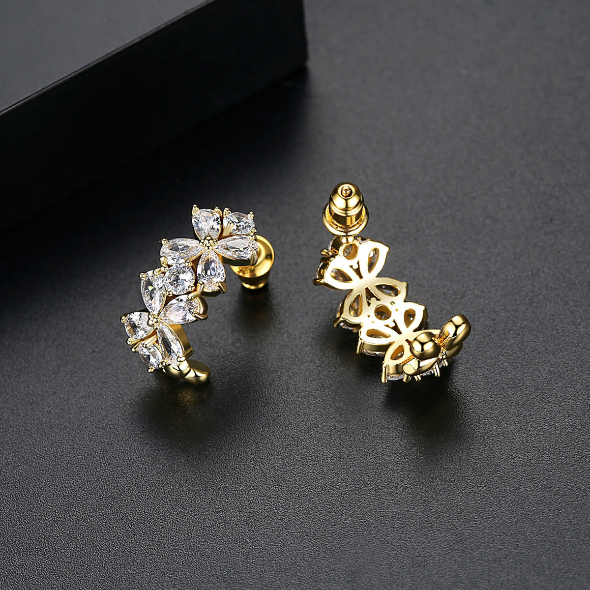 Copper With Plated Fashion Jewelry Earrings