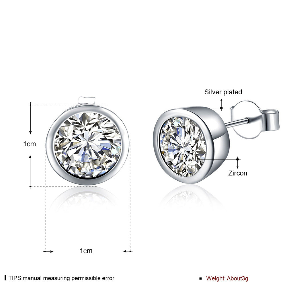Brass With Plated Fashion Jewelry Earrings