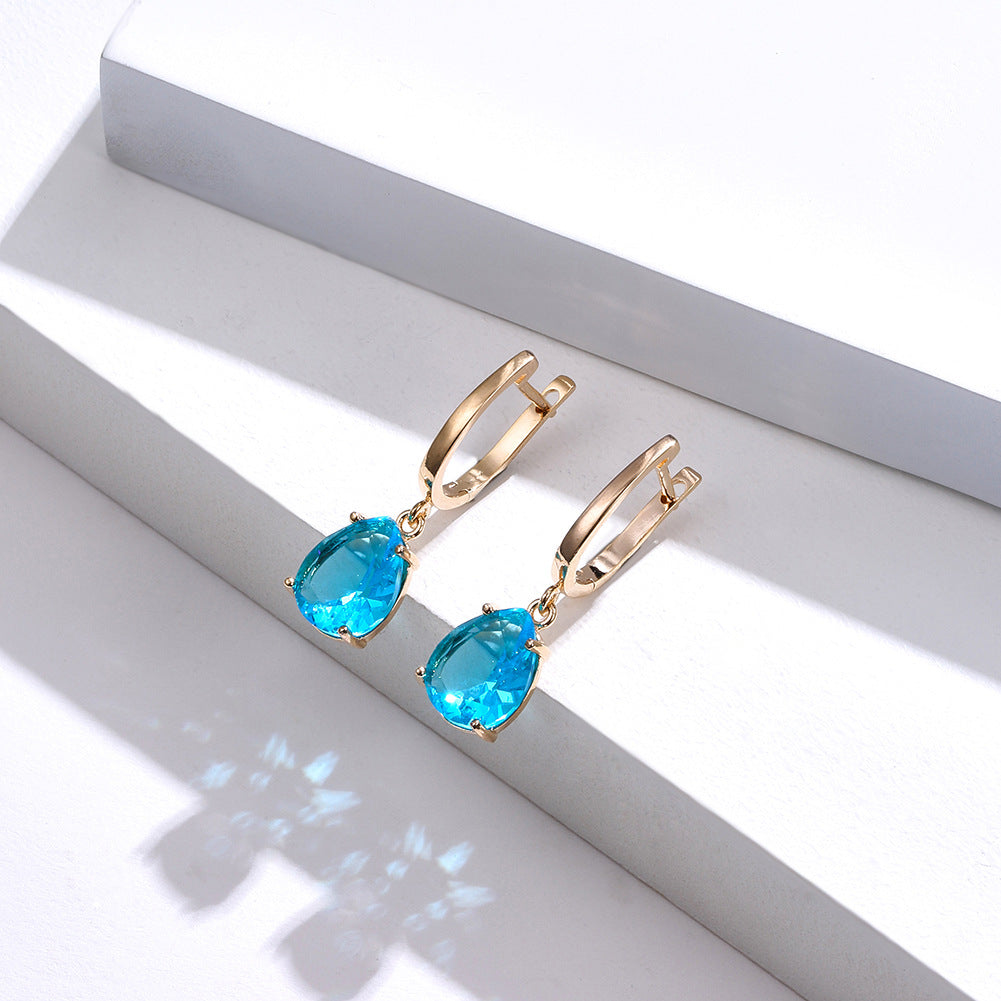 Brass With Plated Fashion Jewelry Earrings