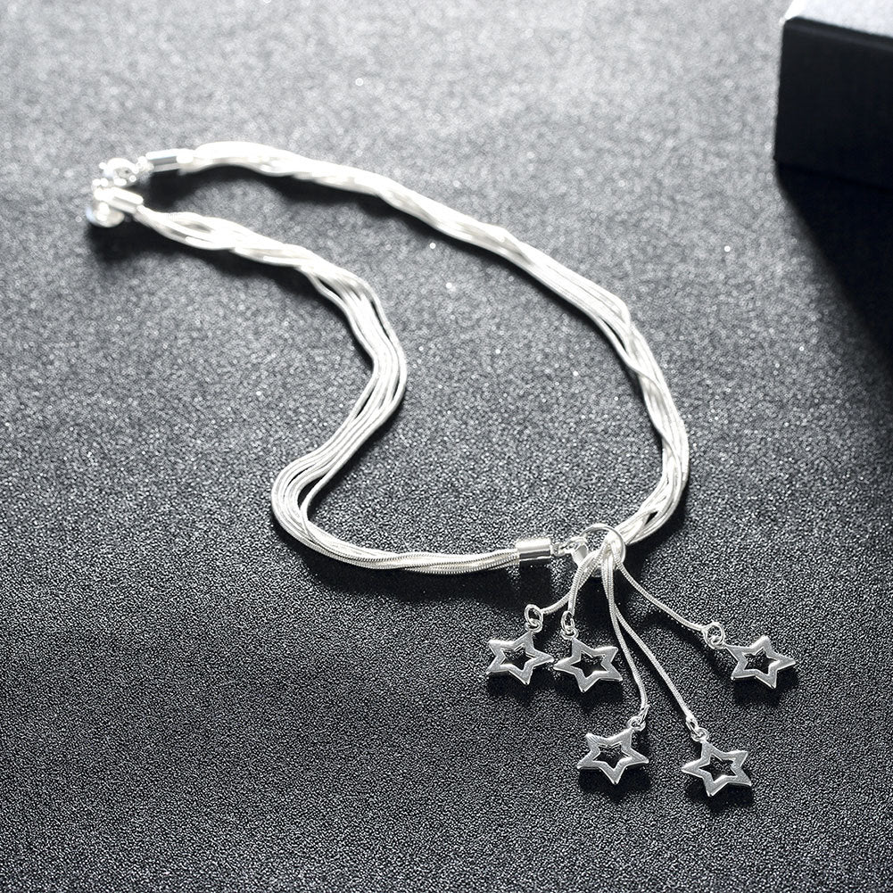 Brass With Plated Fashion Jewelry Necklace