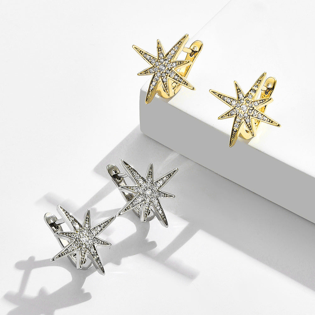 Brass With Plated Fashion Jewelry Earrings