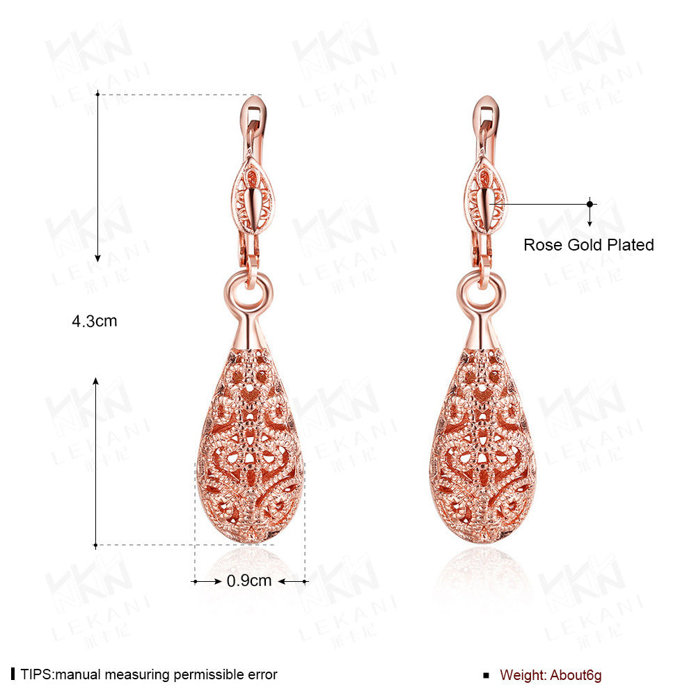 Brass With Plated Fashion Jewelry Earrings