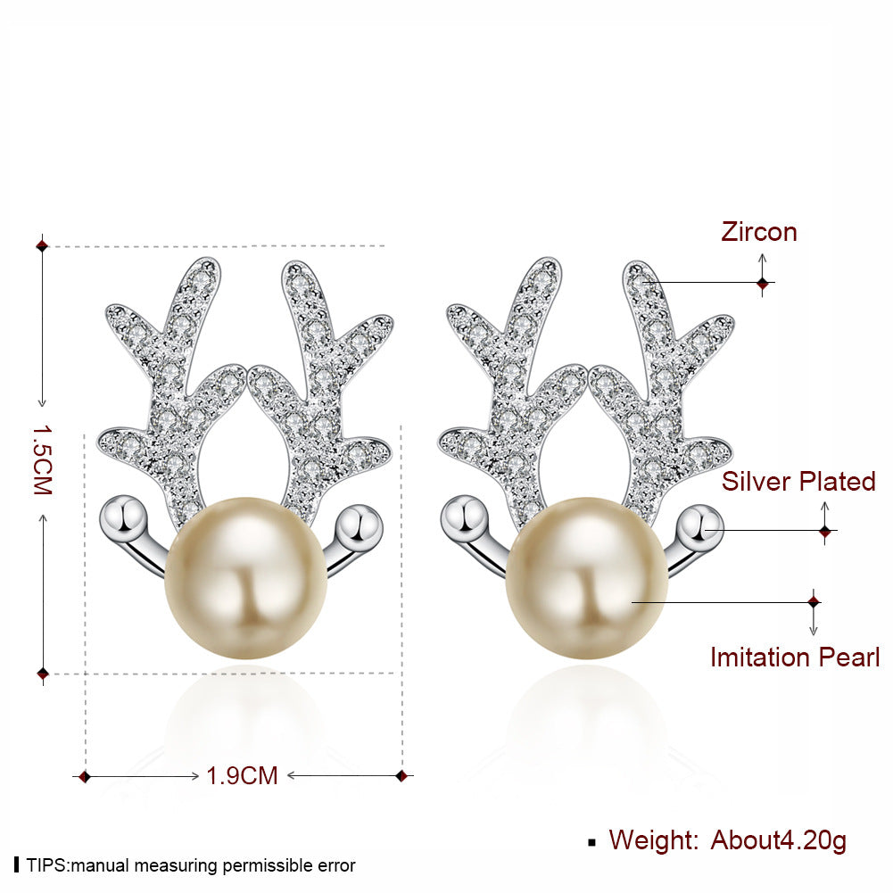 Brass With Plated Fashion Jewelry Earrings