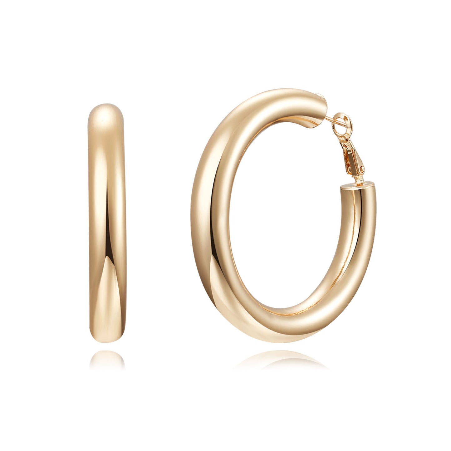 Brass With Plated Fashion Jewelry Earrings