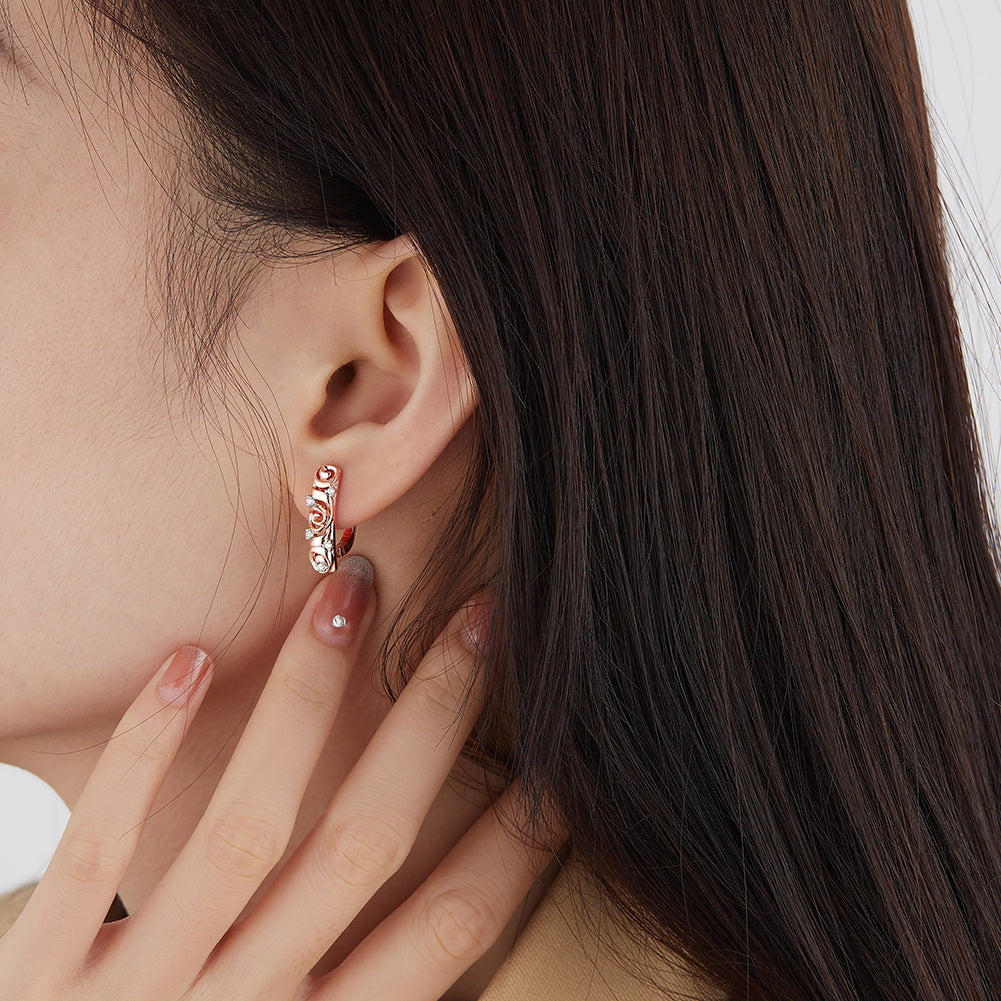 Brass With Plated Fashion Jewelry Earrings
