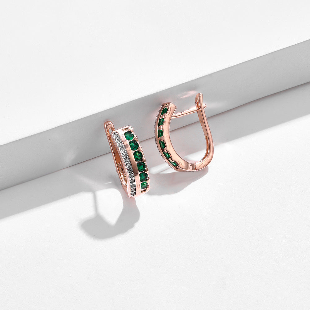 Brass With Plated Fashion Jewelry Earrings