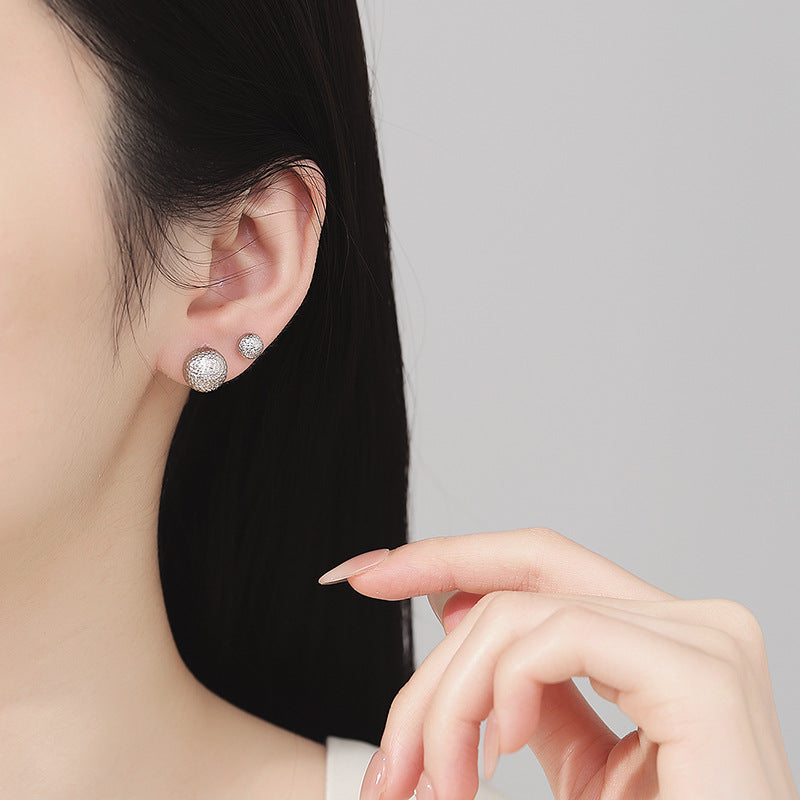 925 Sterling Silver Screw Back Stud Earrings