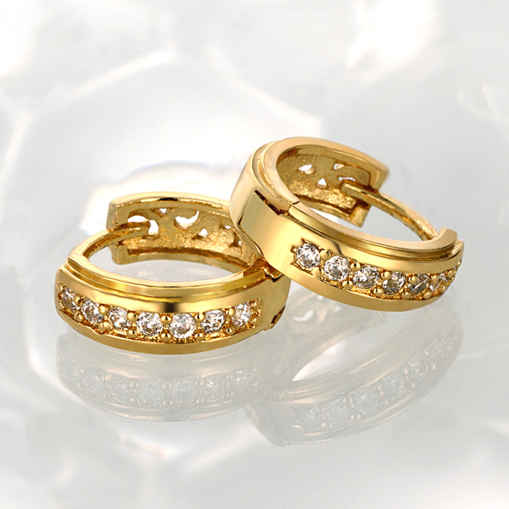 Brass With Plated Fashion Jewelry Earrings