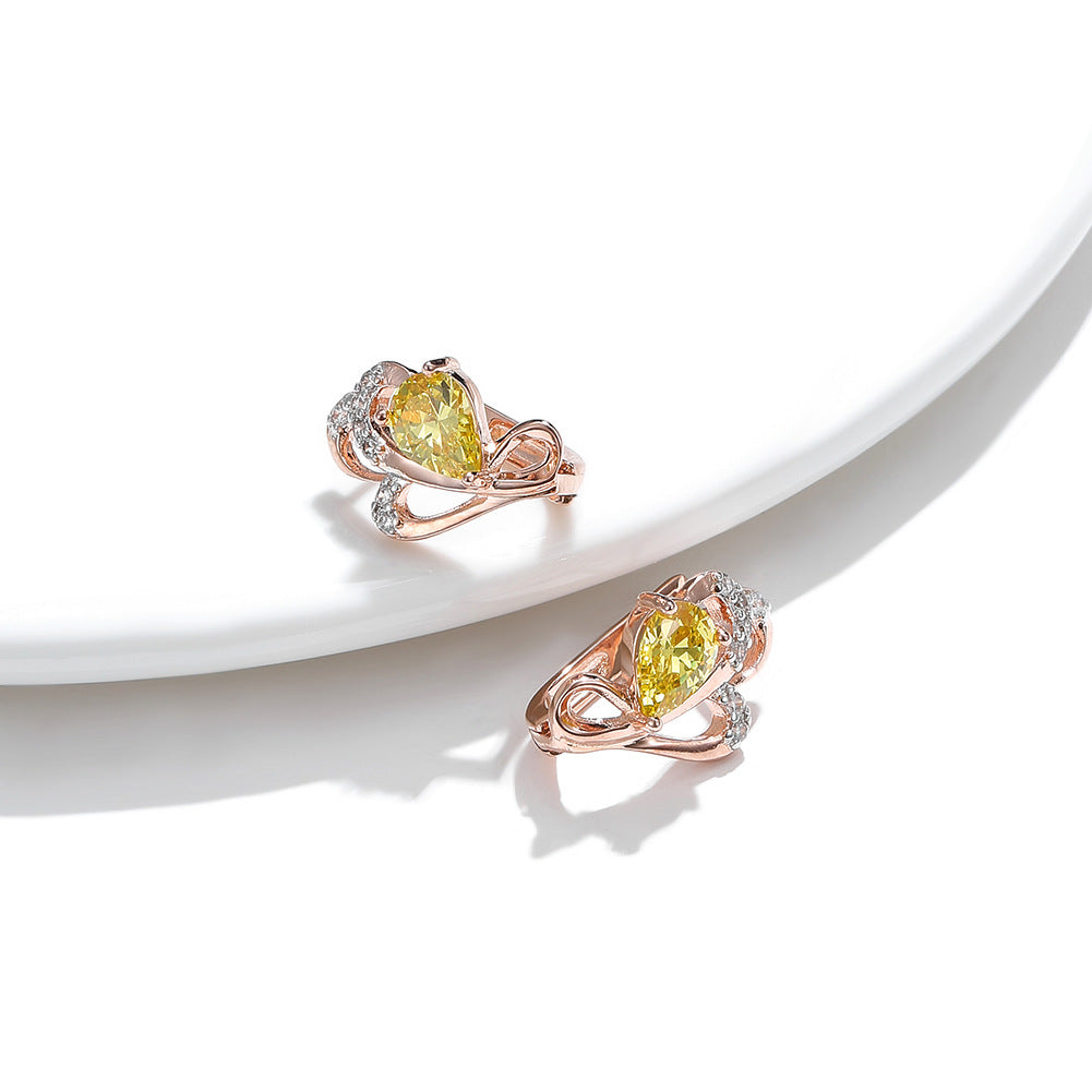 Brass With Plated Fashion Jewelry Earrings