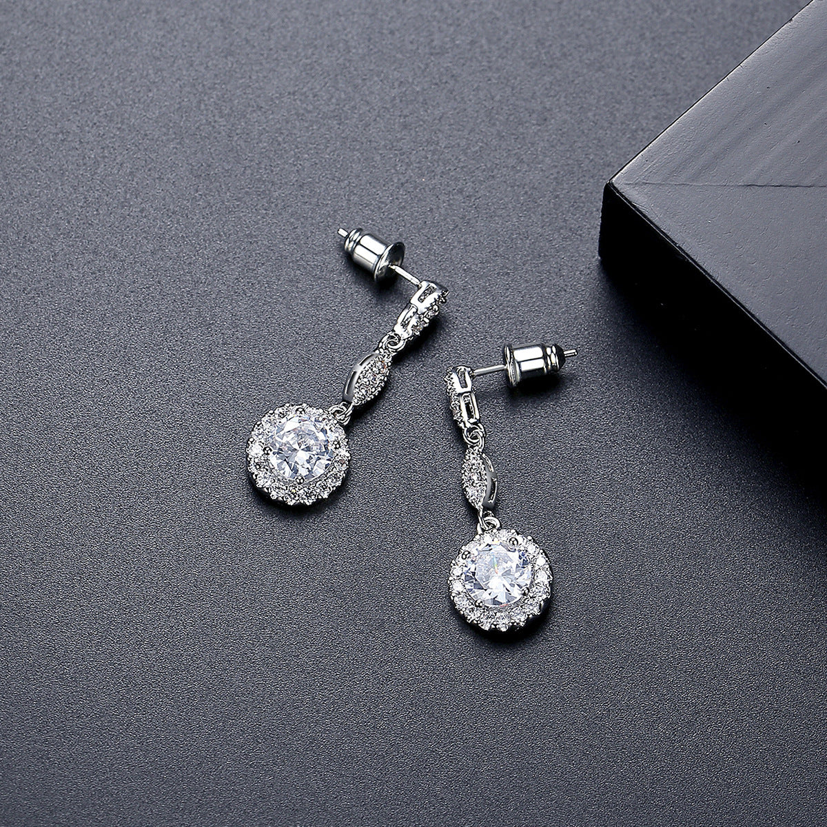 Copper With Plated Fashion Jewelry Earrings