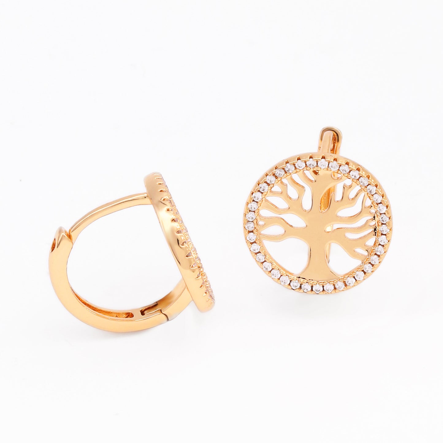 Brass With Plated Fashion Jewelry Earrings