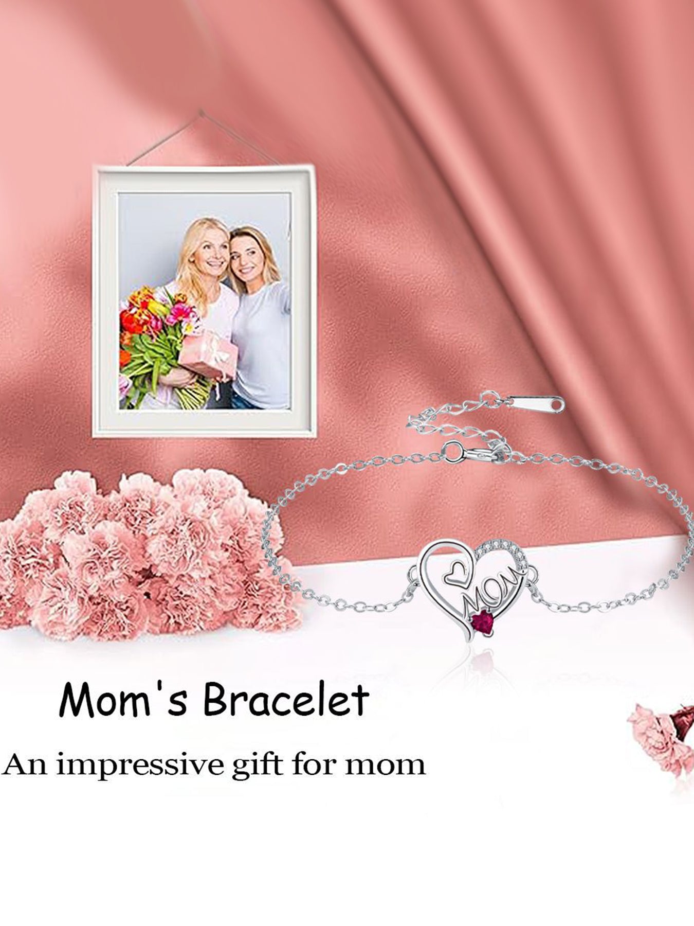 Heart Charm Bracelet, Fashionable Jewelry for Women & Girls, Trendy All-match & Exquisite Jewelry for Birthday Gift