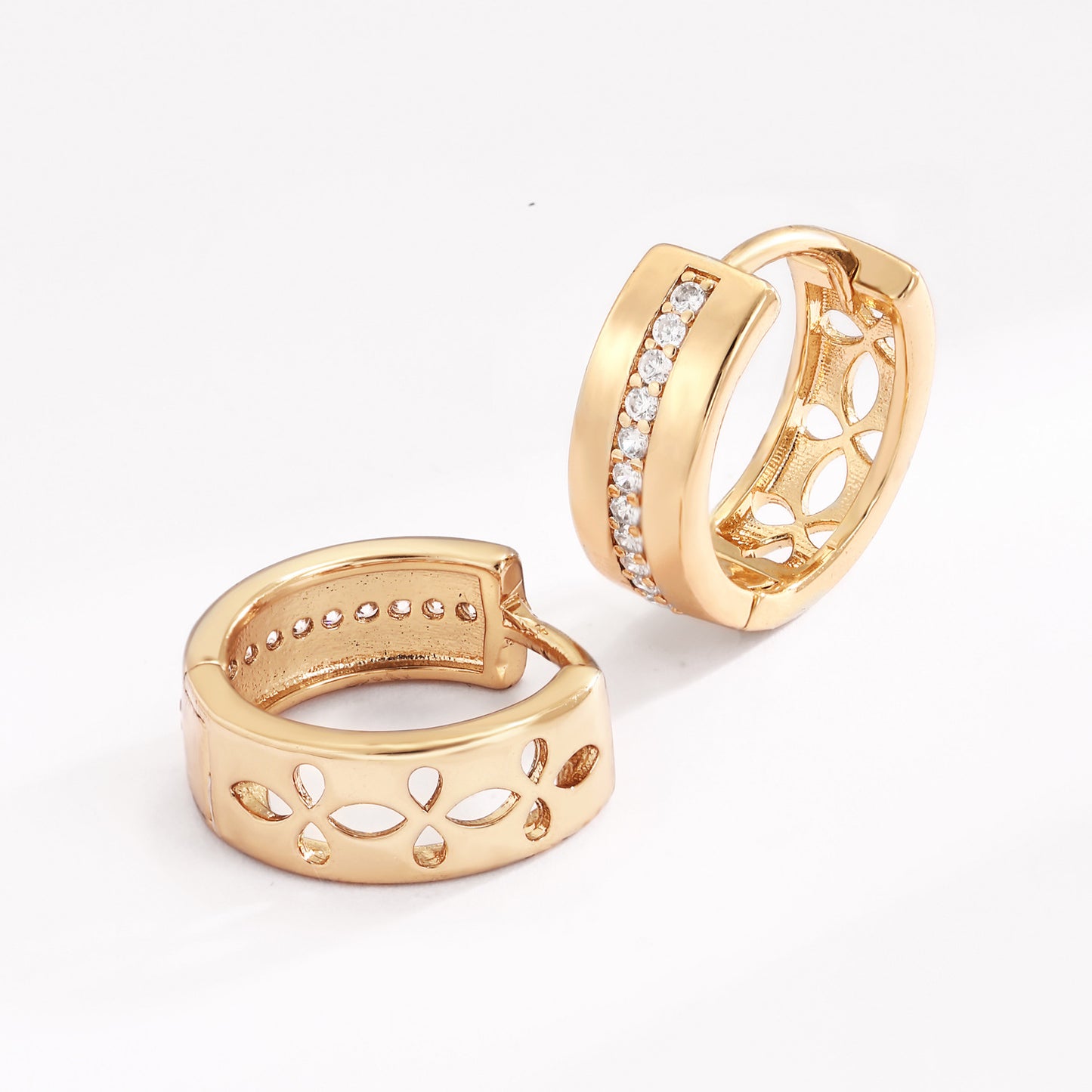 Brass With Plated Fashion Jewelry Earrings