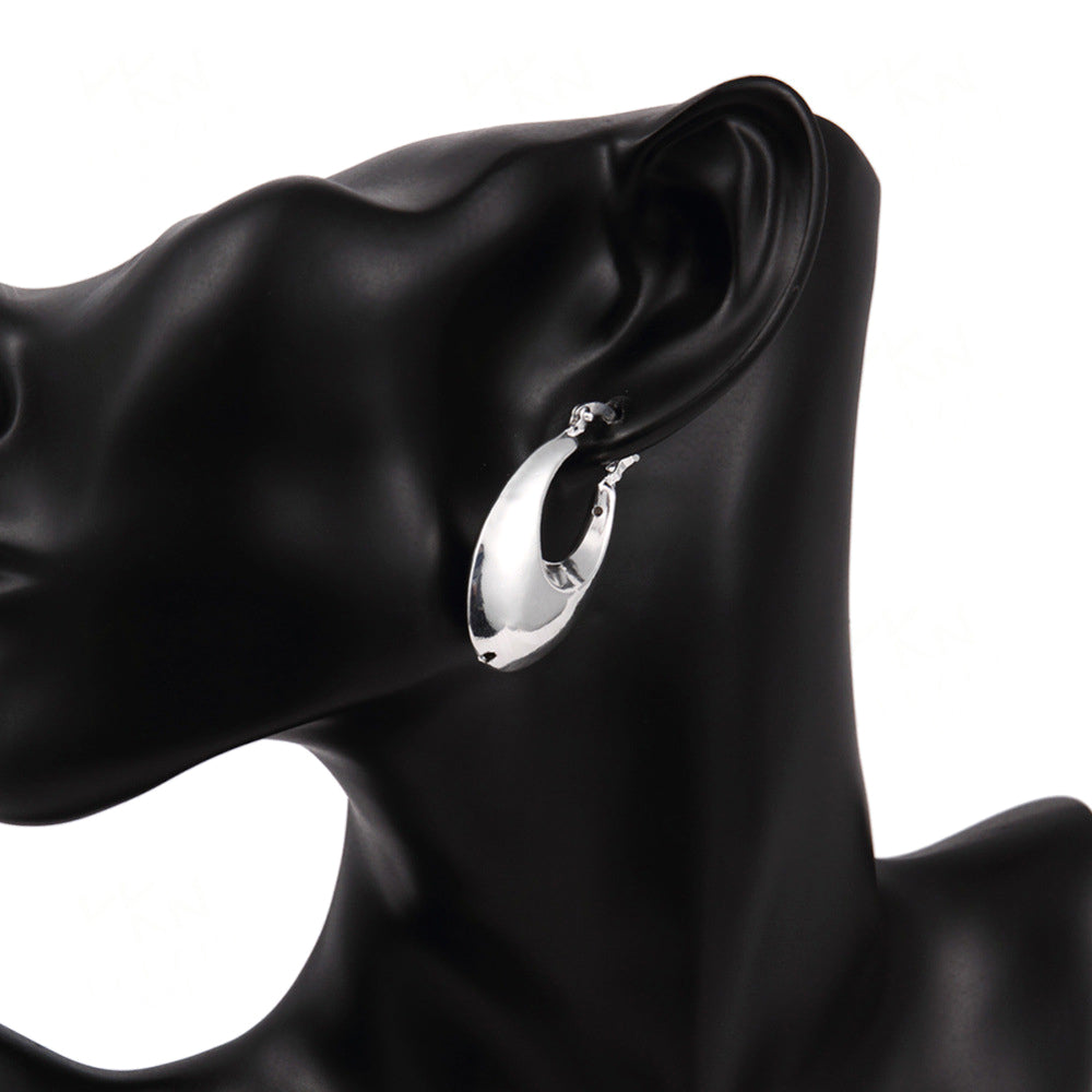 Brass With Plated Fashion Jewelry Earrings