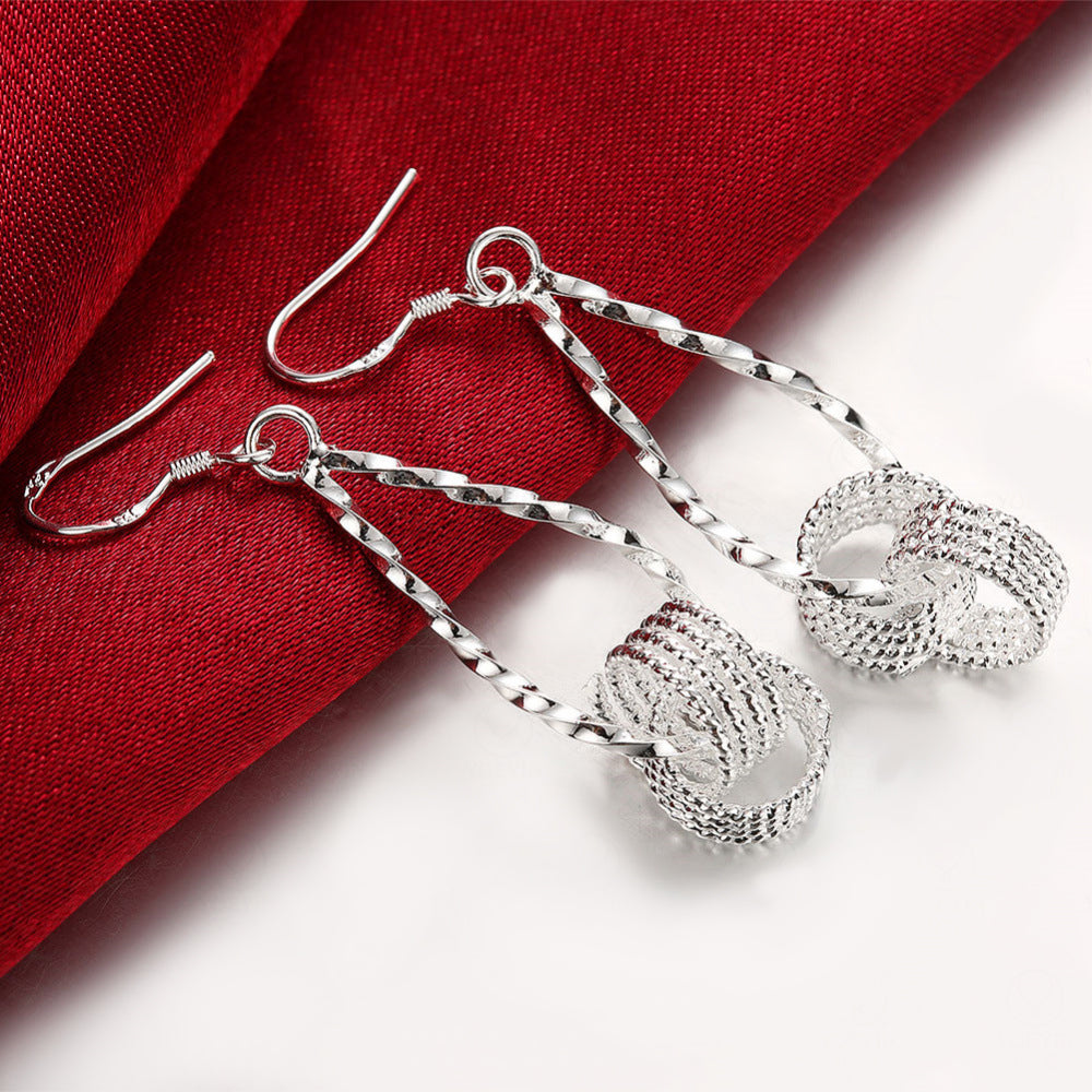 Brass With Plated Fashion Jewelry Earrings