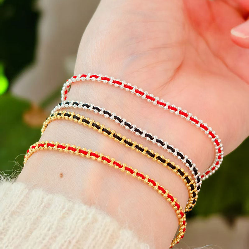 925 Sterling Silver Fashion Lucky Bracelet