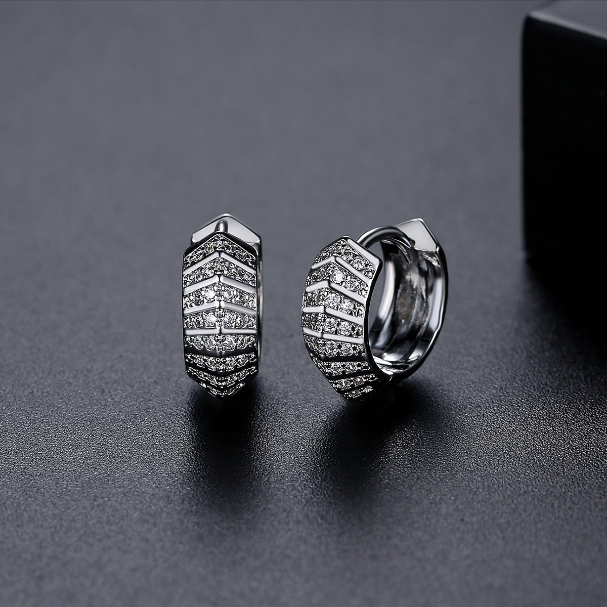 Copper With Gold Plated Fashion Jewelry Earrings