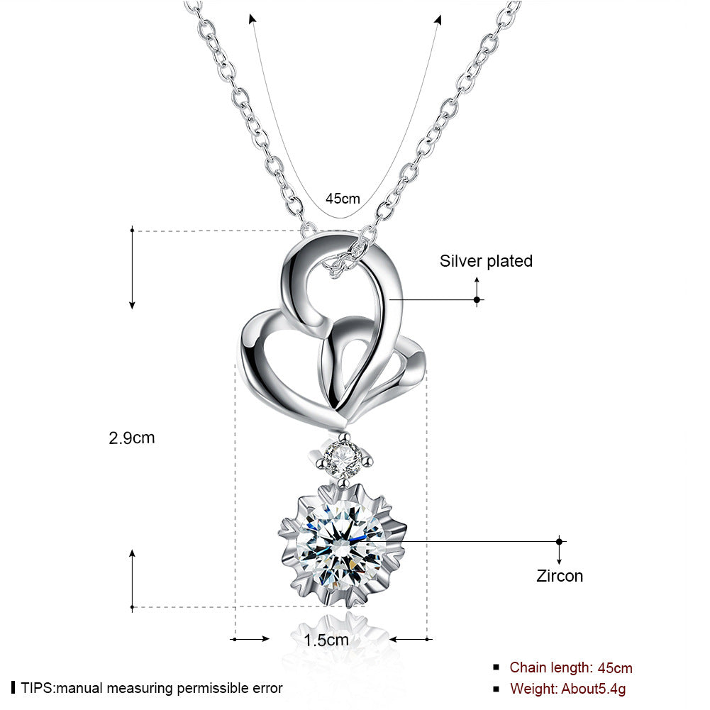 Brass With Plated Fashion Jewelry Necklace
