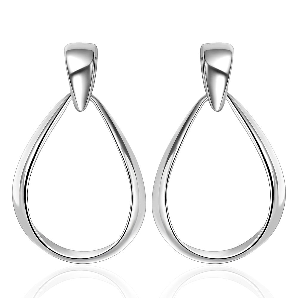 Brass With Plated Fashion Jewelry Earrings
