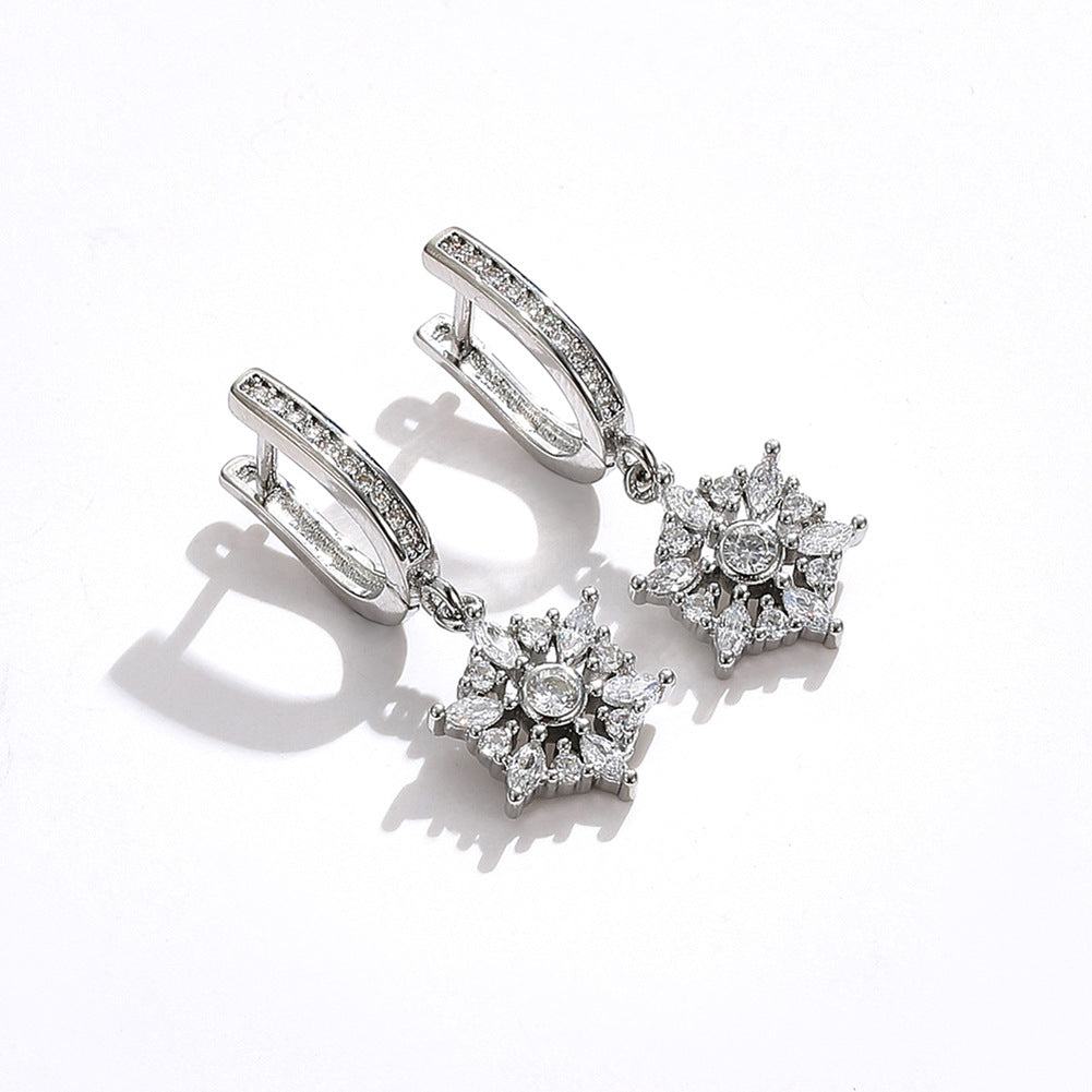 Brass With Plated Fashion Jewelry Earrings
