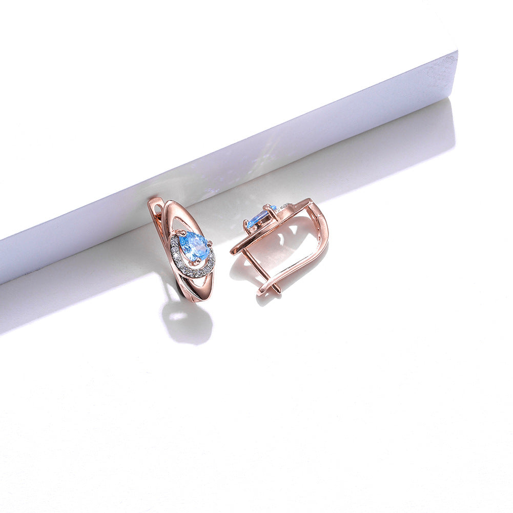 Brass With Plated Fashion Jewelry Earrings