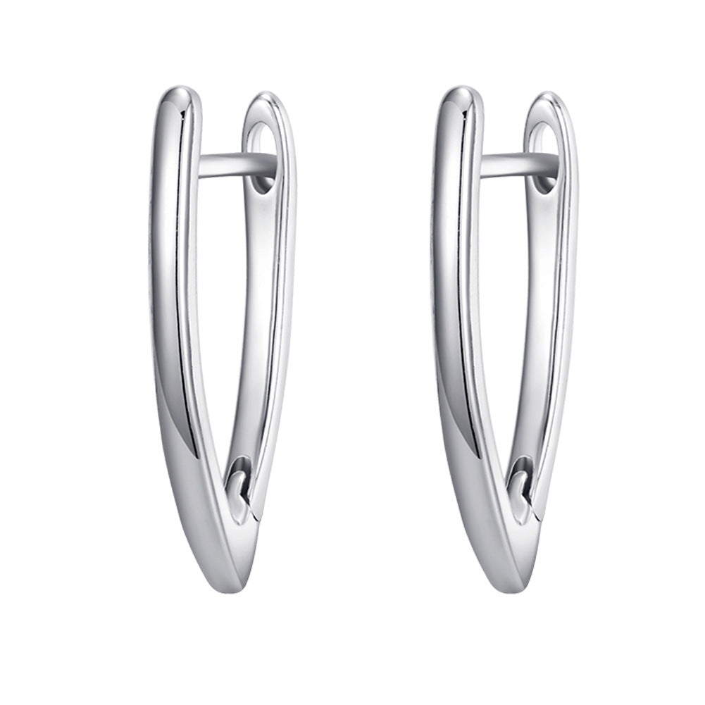Brass With Plated Fashion Jewelry Earrings