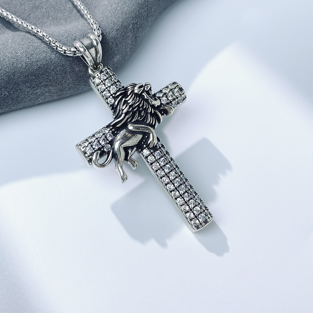 Cross Pendant Necklace, Men Women's Fashion Jewelry, Perfect for Parties & Gifts, Elegant Accessory for Everyday Wear