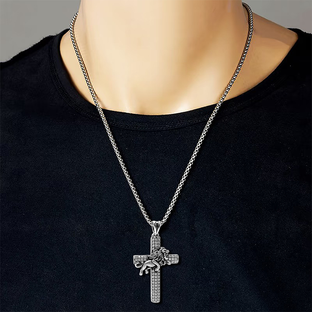 Cross Pendant Necklace, Men Women's Fashion Jewelry, Perfect for Parties & Gifts, Elegant Accessory for Everyday Wear