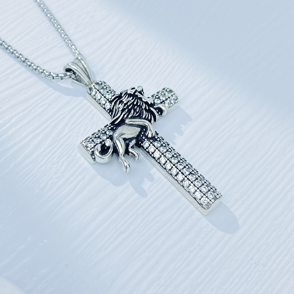 Cross Pendant Necklace, Men Women's Fashion Jewelry, Perfect for Parties & Gifts, Elegant Accessory for Everyday Wear