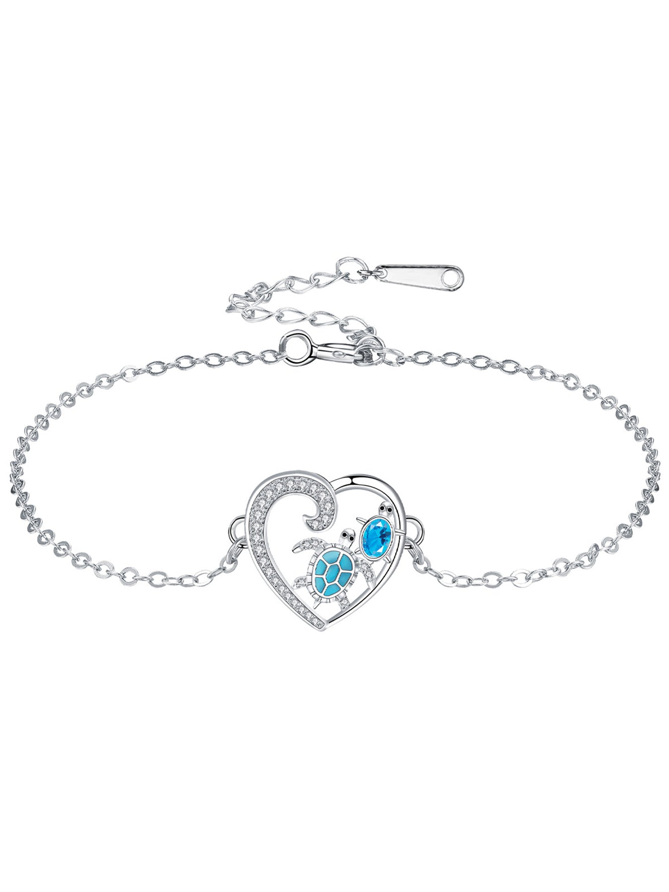 Fashion Sea Turtle Design Bracelet, Fashion Jewelry for Party, Daily Clothing Decor, Trendy All-match & Exquisite Jewelry for Birthday Gift