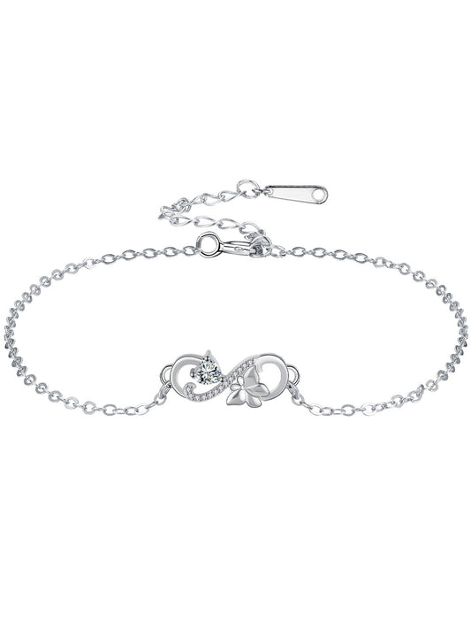 Butterfly Design Bracelet, Fashionable Jewelry for Women & Girls, Trendy All-match & Exquisite Jewelry for Birthday Gift