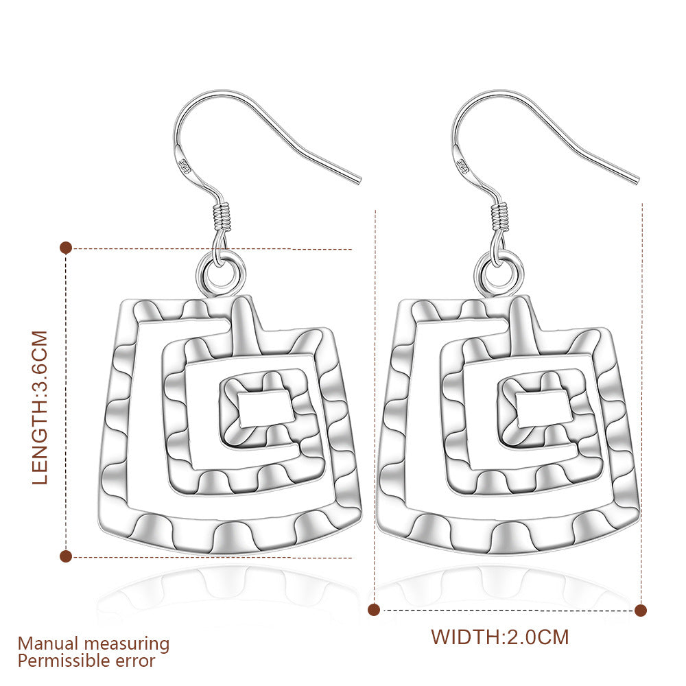 Brass With Plated Fashion Jewelry Earrings